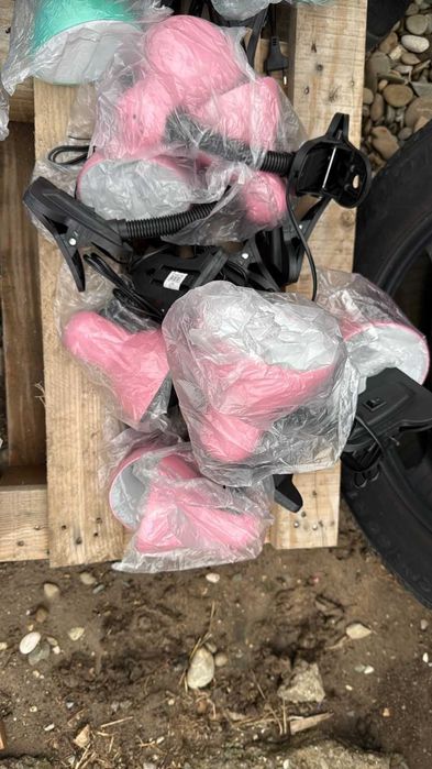 Lampa cu clema , E27, Prindere masa, Roz