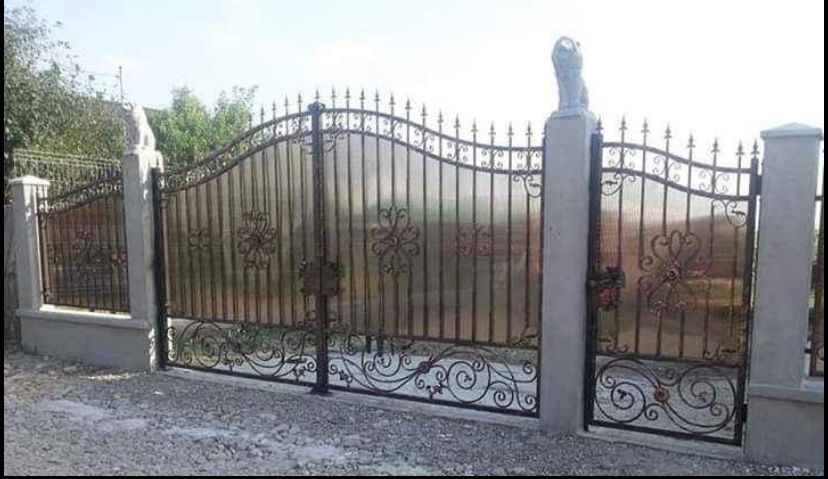 Gard porti din fier forjat