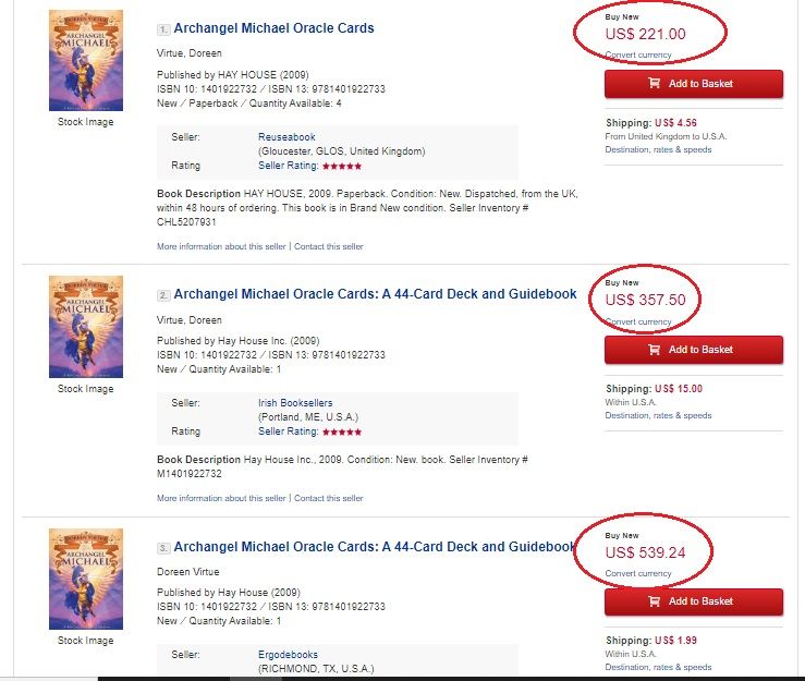 RAR Carti oracol Arhanghelul Mihail lux(AURII) ORIG Doreen Virtue SIG