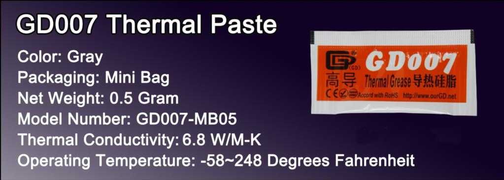 Pasta Termoconductoare 6.8 W/M-K x 2 buc.