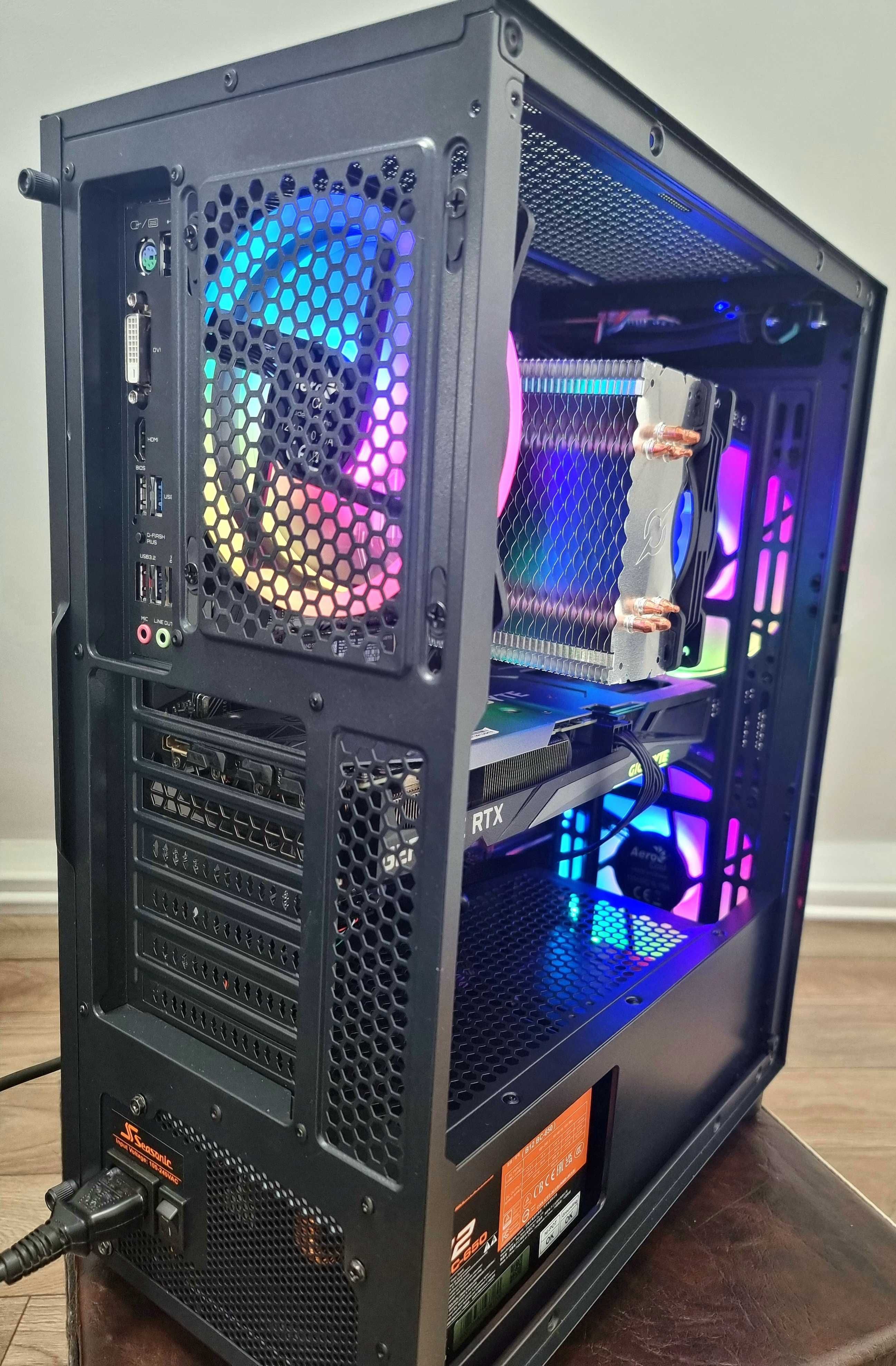 PC Gaming RGB Ryzen 5 5600X RTX 3060 Ti 32GB RAM SSD