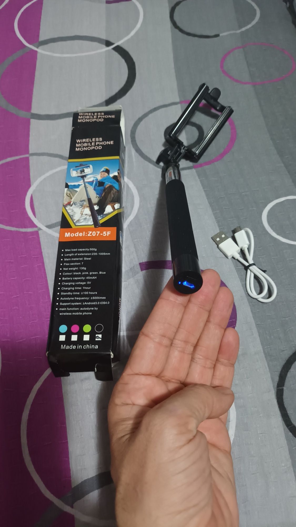 Selfie stick wireless Bluetooth