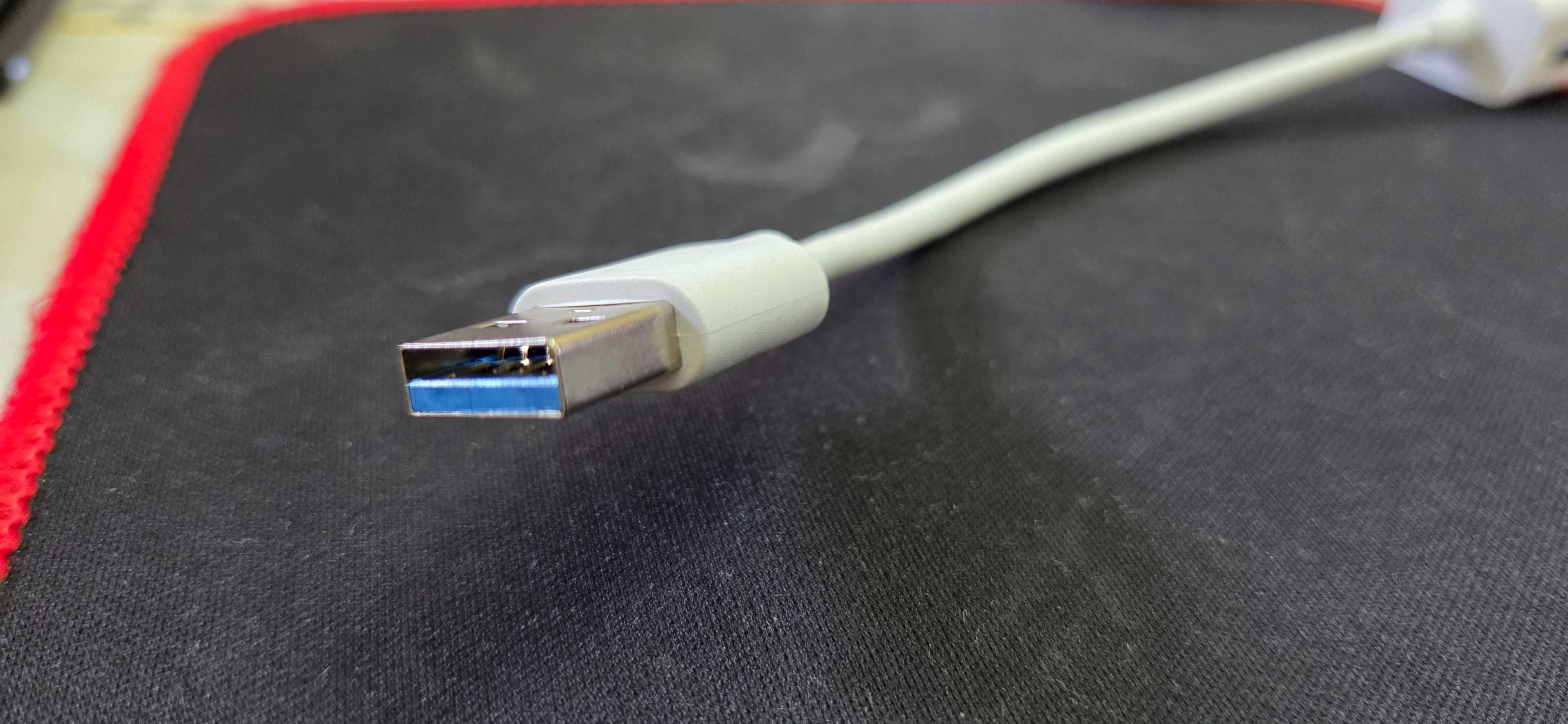 Адаптер USB 3.0 на Fast Ethernet с хабом на 3 порта USB 3.0