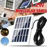 Panou Solar 1.2W 6V USB Mini Monocristalin, Cablu Incarcare