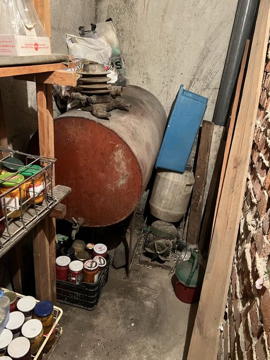 Цистерна за гориво и елмотор с редуктор