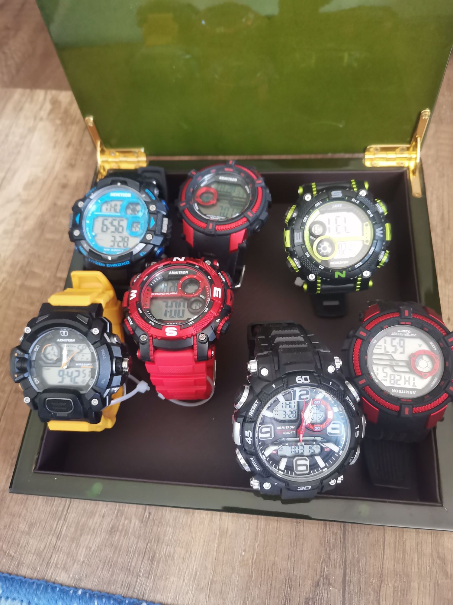 Armitron Sport Mens Digital Chronograph Resin Strap Watch