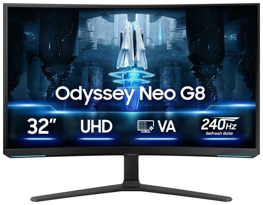 Монитор 32" Samsung Odyssey G8 LS32BG852NIXCI черный 4к 240гц