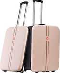 TROLER pliabil mare carcasa dura 2 roti 1 lacat maner telescopic ROZ