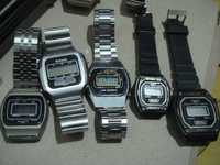 Lot 5 ceasuri cu Afisaj Digital anii 80 90 OMAX Majestron etc.
