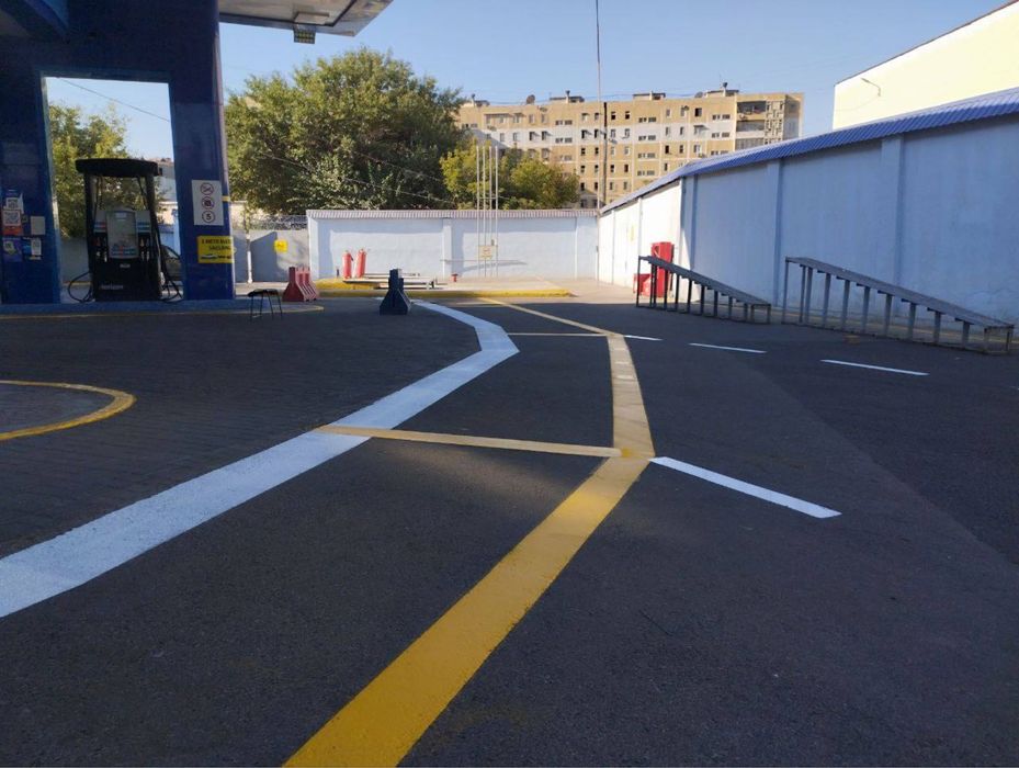 Благосутройство асфальтирование и разметка дорог