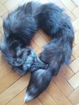 Шал/яка от лисица, естетвен косъм