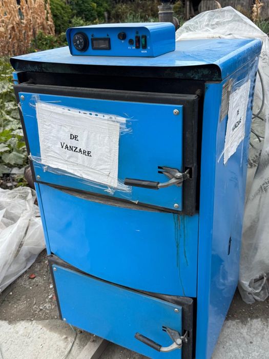 Centrala termică pe lemne Buderus Logano 33 kW, gazeificare