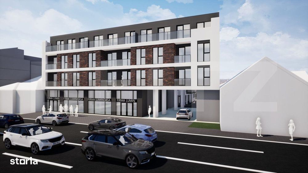 Apartament de 3 camere, semidecomandat, bloc nou, zona Pod IRA