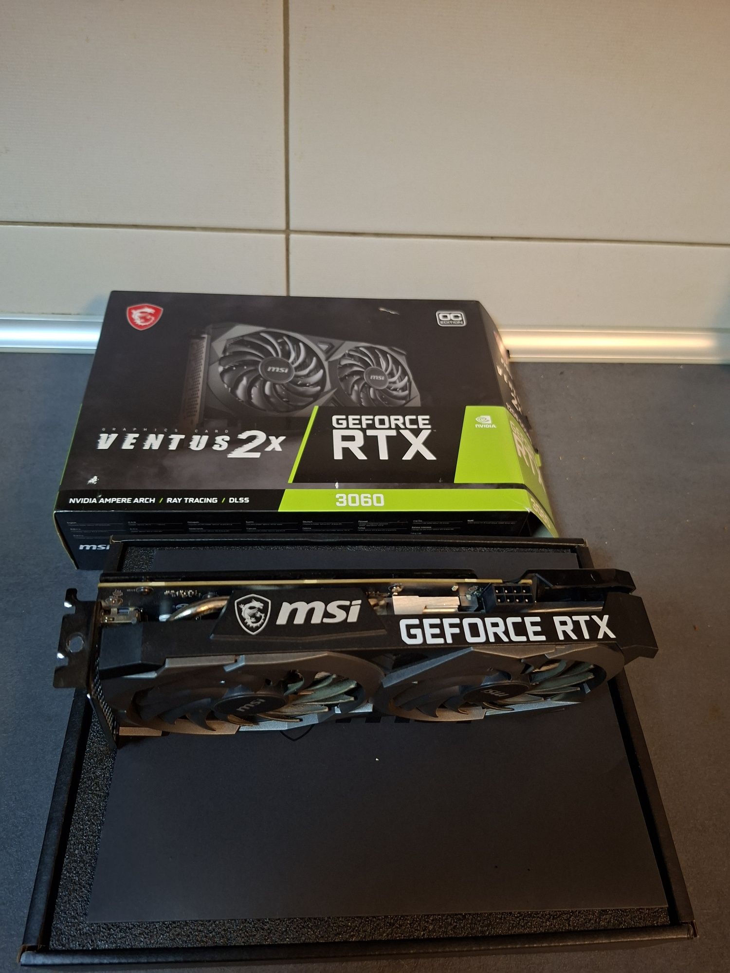 RTX 3060 12GB Msi Ventus 2x la cutie