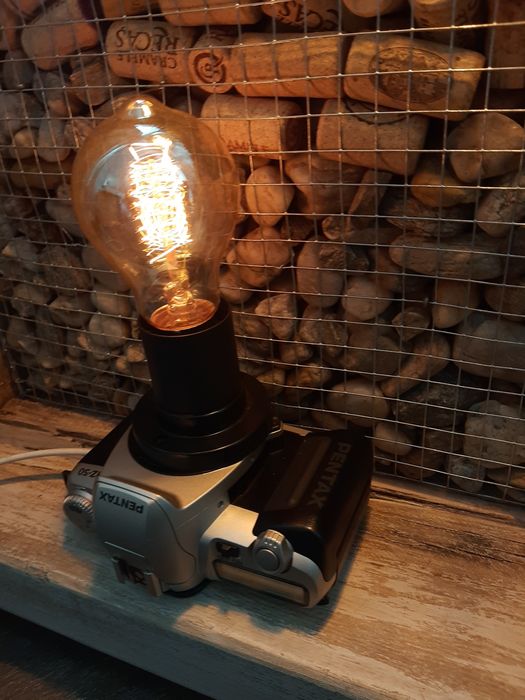 Vand lampa decorativa unicat hand made, veioza, lampadar