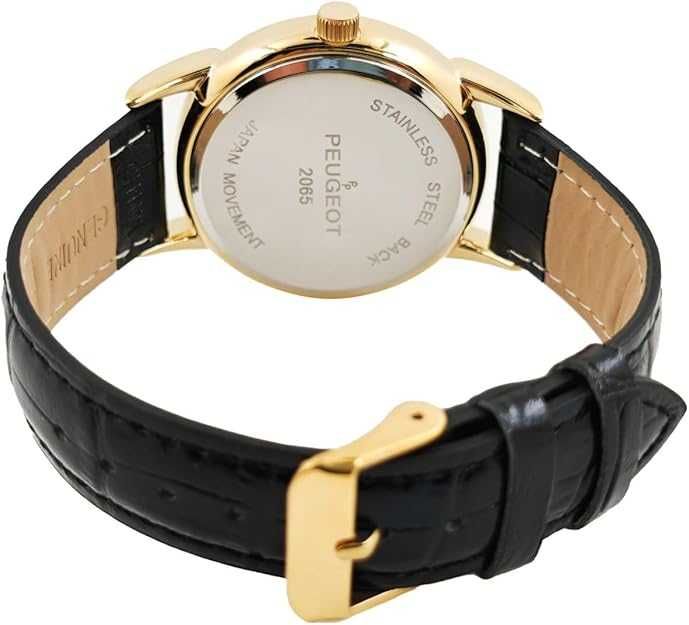 Peugeot Vintage 14K Gold Plated Erkaklar soati