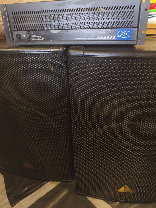 2 броя тонколони и усилвател