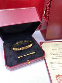 Brățară Cartier LOVE 19 Gold 18K With 10 Diamonds