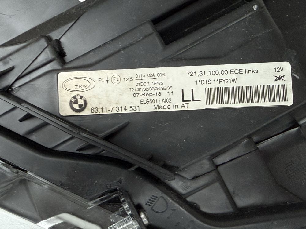 Far stanga BMW Seria3 F30 F31 Xenon Original Europa