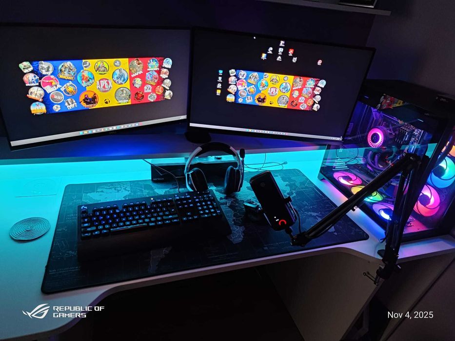 PC Gaming High-End RTX 3080 + Ryzen 7 | 2 monitoare 240Hz/175Hz