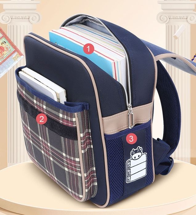 Школьный рюкзак для младших классов портфель вместительный водонепрони