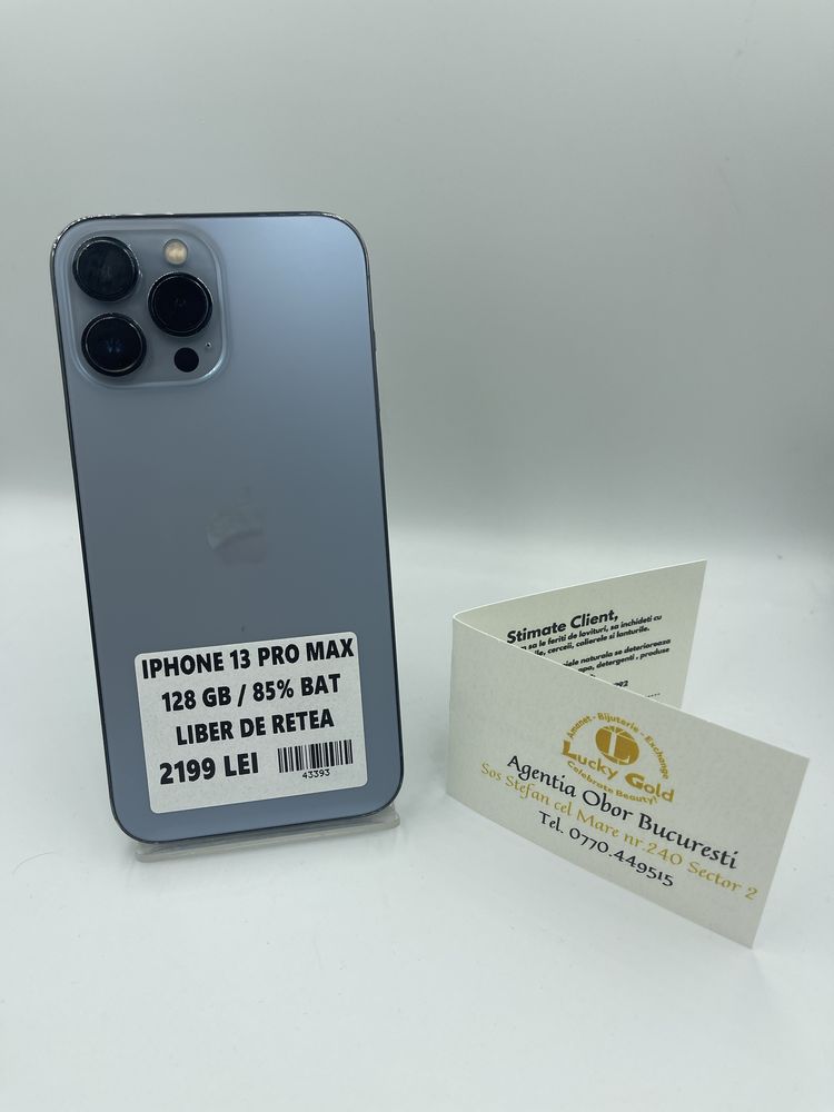 Iphone 13 Pro Max 128GB / 85% Baterie #43393