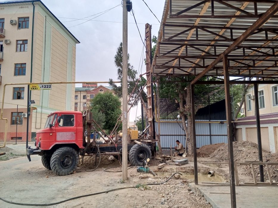 Буравой скважин кудук яма бурит Buravoy suv chiqarish xizmati