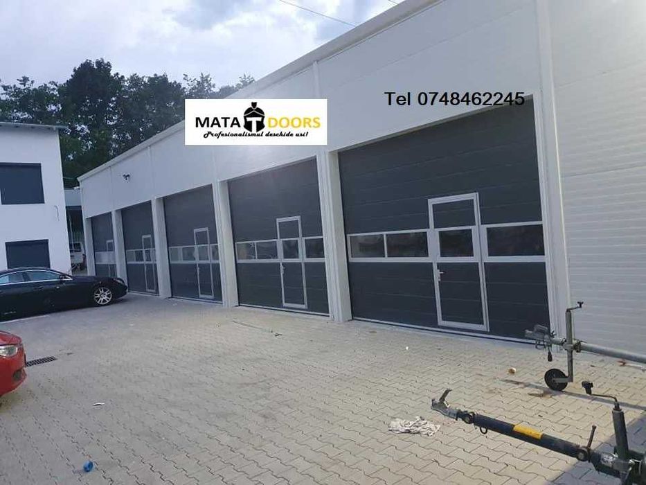 Usa L3XH3 gri.Usi garaj/sectionale/rezidentiale/hale/industriale