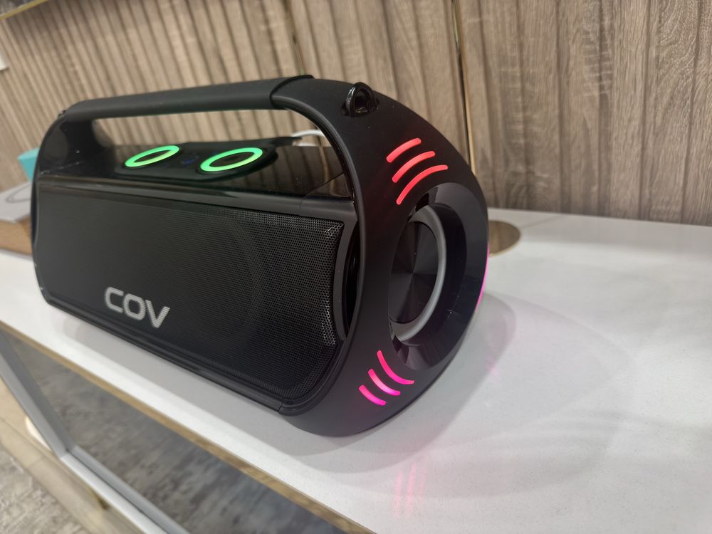 Колонка COV новая и 2микрофона