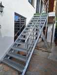 Scări metalice zincate galvanizate