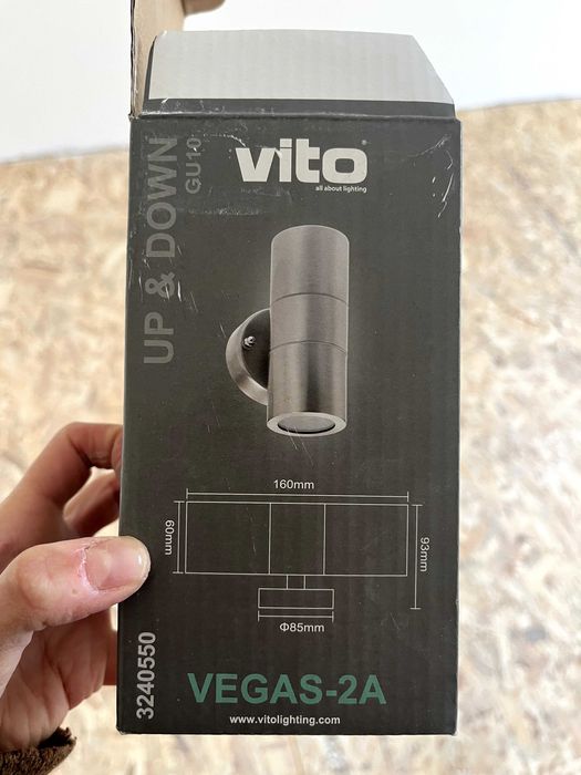 лампа - фасаден аплик - 3бр