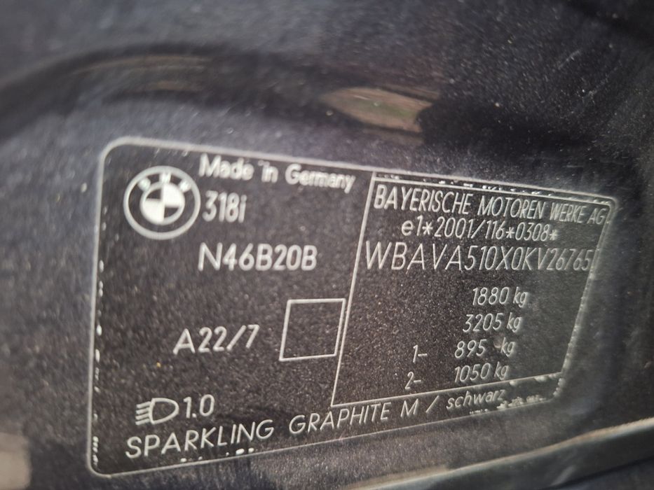 Motor bmw e90 e87 n46b20b seria 3 seria 1