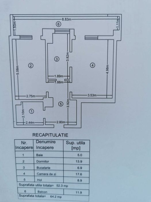 Ap 2 camere complet mobilat, Venetia Residence, direct proprietar