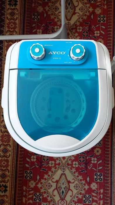 Мини пералня Ayco WMA-32, 121 W, 3 кг дрехи, Центрофуга 2 кг.