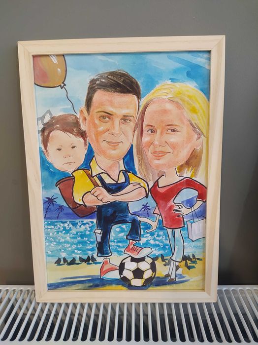 Portrete, caricaturi și desene manuale