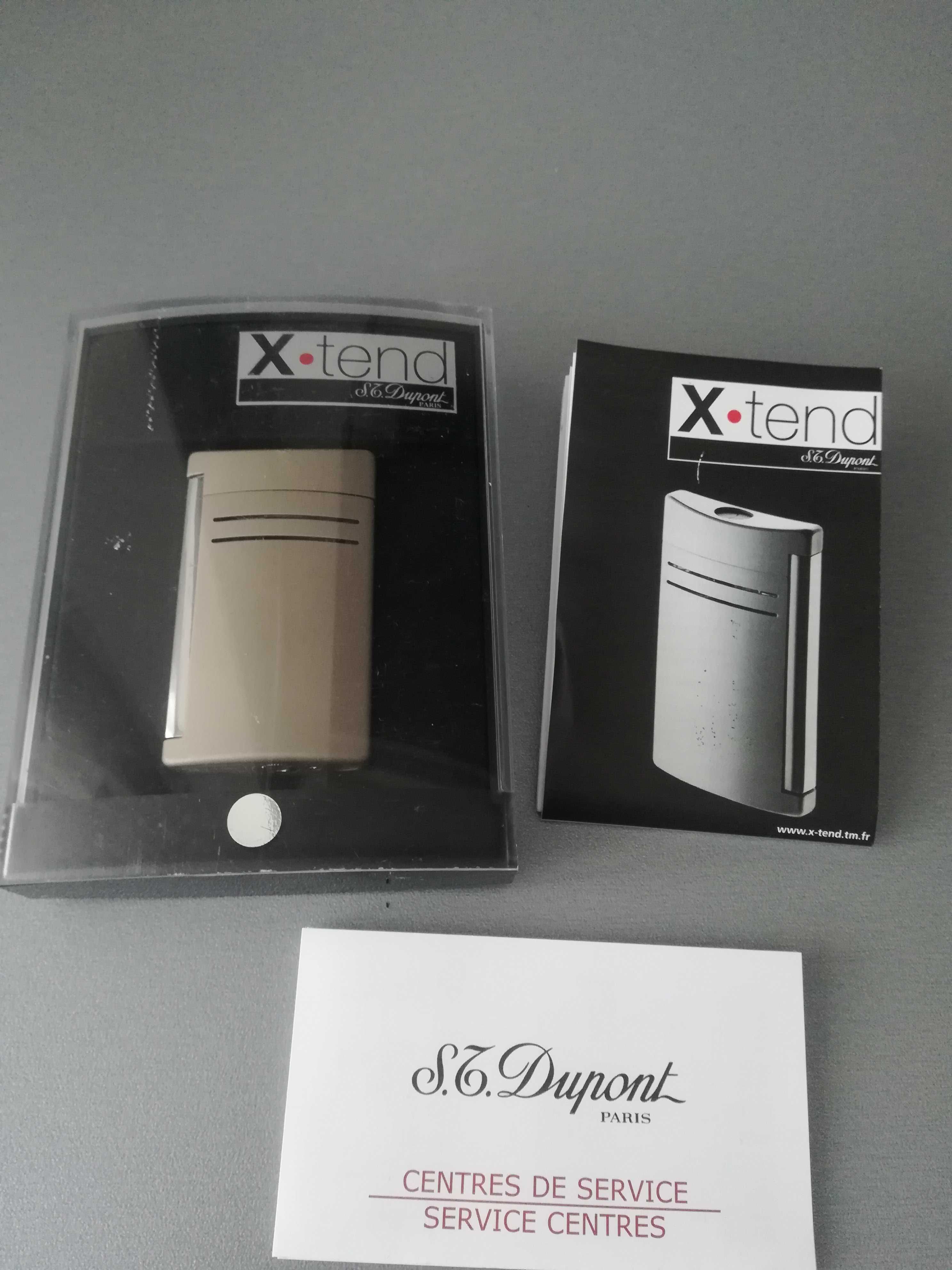 Запалка S.T. Dupont X.tend MaxiJet,златен мат,метал