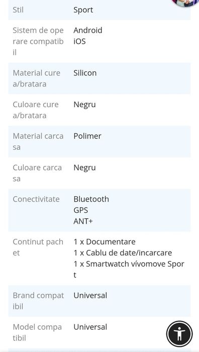 Ceas Garmin vivomove sport