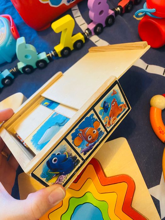 Lot jucarii lemn și Fisher Price