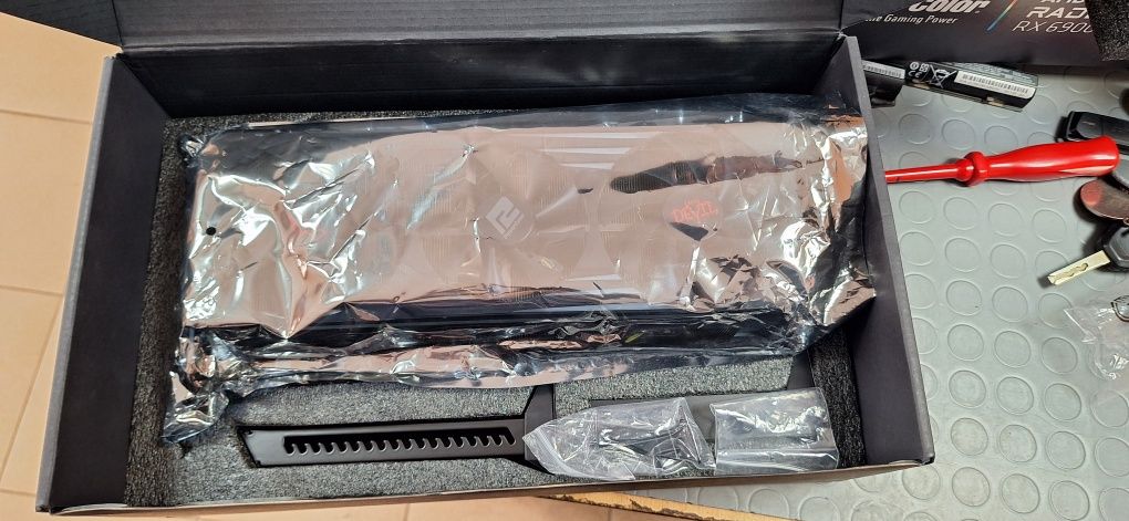Видеокарта Power Color RED DEVIL RX6900XT 16 GB GDDR6 НЕРАБОТЕЩА