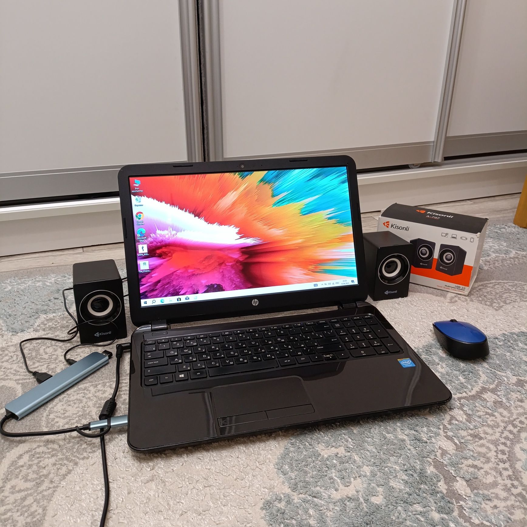 Notebook HP 15.6/500GB/OZU-4GB/Windows 10/Для учебы и работы!
