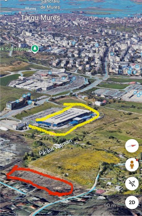 Teren intravilan in spate la vila Chesa/Corunca