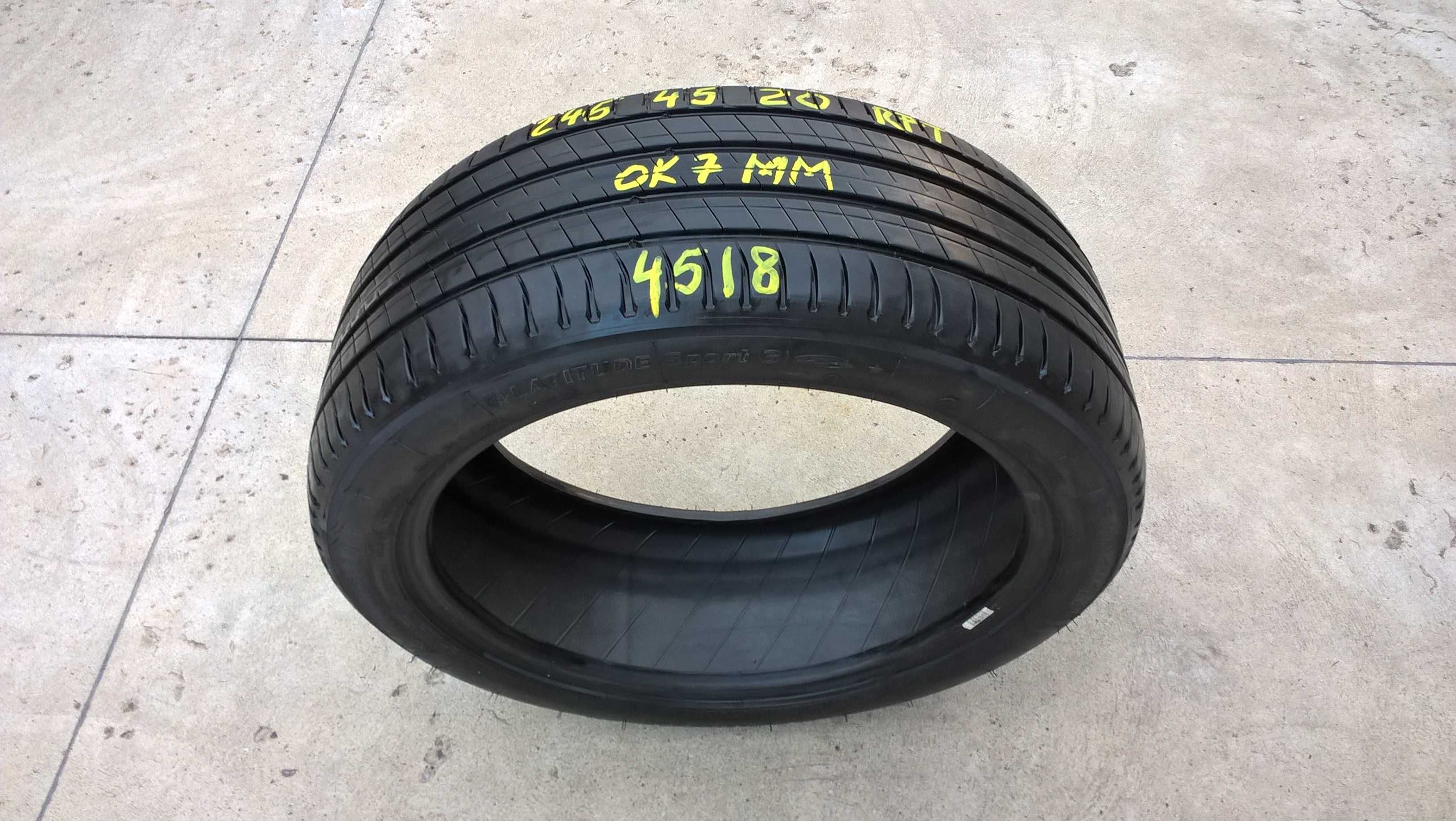 O anvelopa vara 245 45 20 michelin latitude sport 3 ZP run flat 7 mm