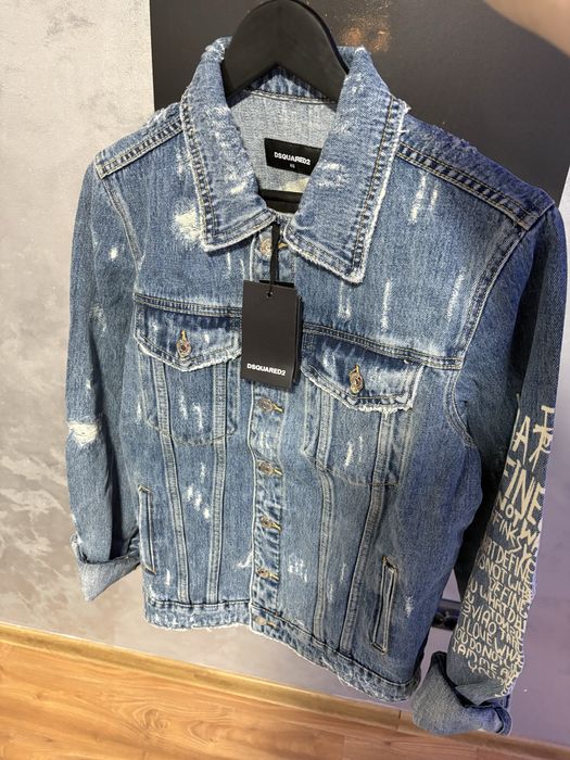 Geaca denim Dsquared2 model NOU