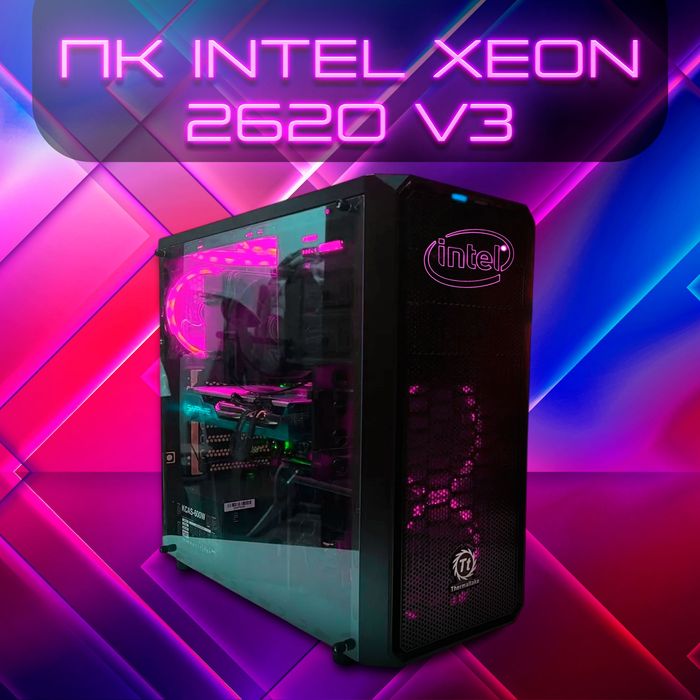 Игровой пк кейс intel xeon, rx 580