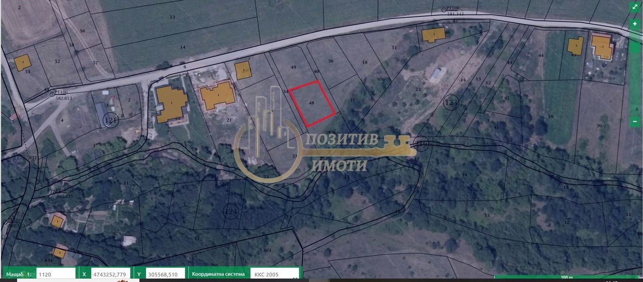 Продава се Парцел в с. Хераково, Област София-област - 584 кв.м за 100 €/кв.м - Снимка #1