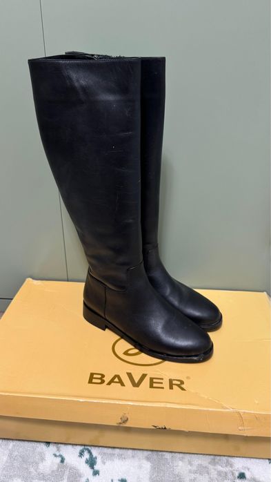 Продается зимние сапоги из натуральной кожи от BAVER размер 37