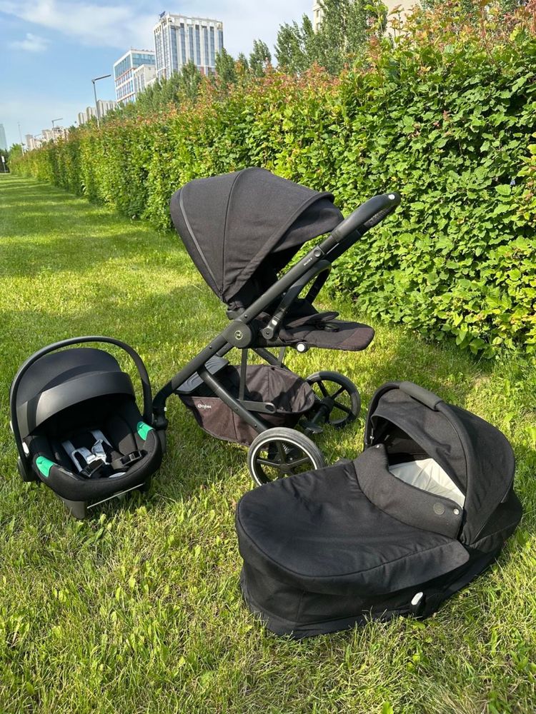 Продаю коляску Cybex Balios S 3 в 1 (чёрная)