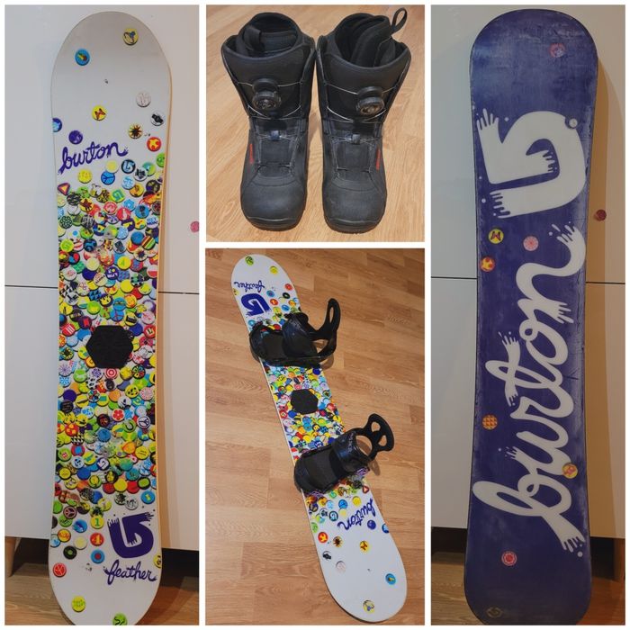Placa snowboard Burton 149 cu legături Burton Lexa + boots BOA 37.5