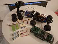 Traxxas E-revo 1/16 brushless Vând sau schimb cu drona