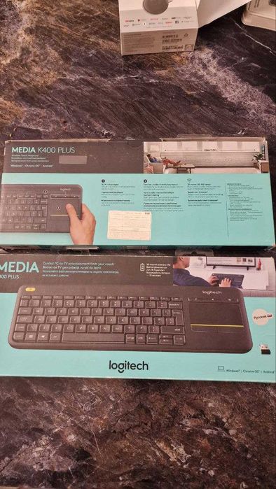 Клавиатура для ТВ/ПК Logitech K400 Plus